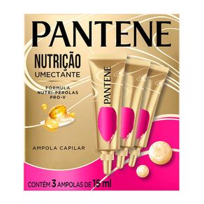 Kit Ampola Capilar Pantene Nutrição Umectante 45ml
