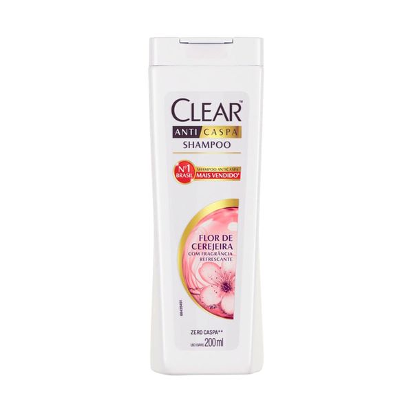 Shampoo Anticaspa Clear Women Flor de Cerejeira 200ml