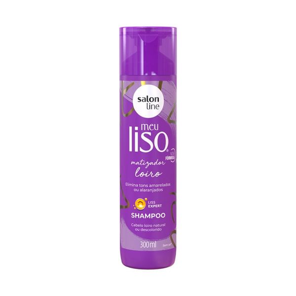 Shampoo Salon Line Meu Liso Loiro Matizador 300ml