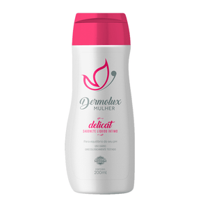 Sabonete Líquido Íntimo Dermolux Mulher Delicat 200ml