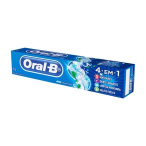 Creme Dental Oral-B 4 em 1 Menta Fresca 70g
