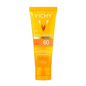 Protetor Solar Facial Vichy Idéal Soleil Clarify FPS60 Média 40g