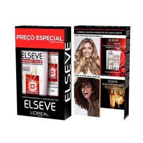 Kit Shampoo Elseve Reparação Total 5 375ml + Condicionador 170ml