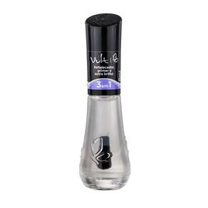 Esmalte Vult 3 em 1 Fortalecedor, Primer e Extra Brilho 8ml