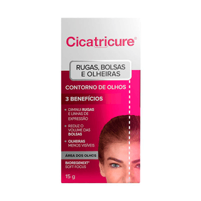Creme de Contorno dos Olhos Cicatricure Rugas, Bolsas e Olheiras 15g