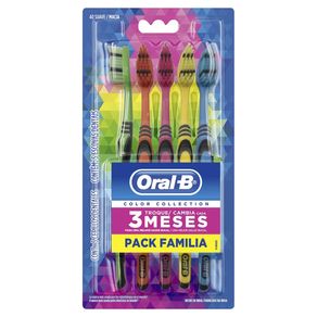 Kit Escova Dental Oral-B Color Collection 5 Unidades