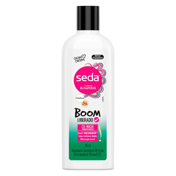 Creme de Limpeza Seda Boom Liberado Co-Wash 375ml