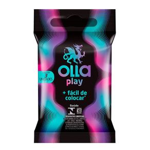 Preservativo Olla Play 3 Unidades