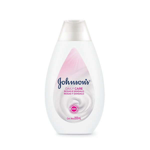 Hidratante Daily Care Johnson's Rosas e Sandalo 200ml