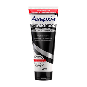 Esfoliante Facial Asepxia Carvão Detox 120g