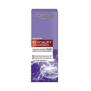 Creme Anti-Idade Olhos L'Oréal Paris Revitalift Hialurônico 15g