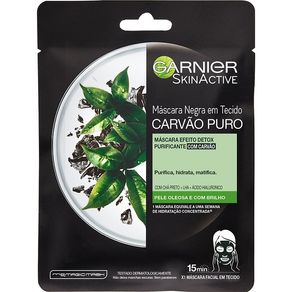 Máscara Facial Garnier SkinActive Detox Pure Carbon 28g