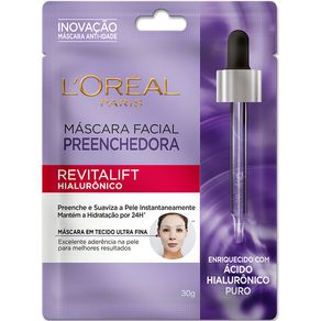 Máscara Facial Preenchedora L’Oréal Paris Revitalift Hialurônico 30g