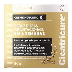 Creme Facial Cicatricure Gold Lift Noturno 50g