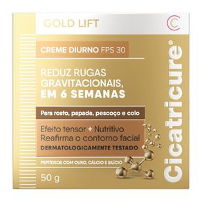 Creme Facial Cicatricure Gold Lift Diurno FPS30 50g