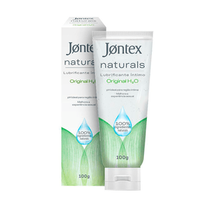 Gel Lubrificante Íntimo Jontex Naturals Original H2O com Probióticos 100% Natural 100g