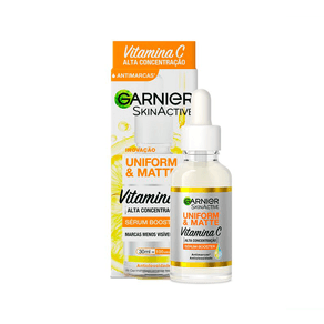 Sérum Facial Antimarcas Garnier Uniform & Matte Vitamina C 30ml
