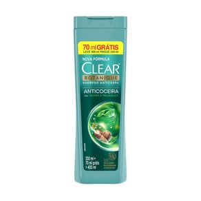 Shampoo Clear Botanique Anticoceira Jojoba e Melaleuca 400ml