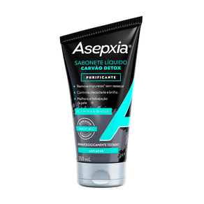 Sabonete Líquido Asepxia Carvão Detox Purificante 150ml