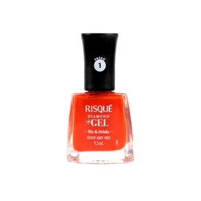 Esmalte Risqué Diamond Gel Bloody Mary Vibes 9,5ml
