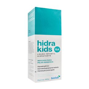 Loção Hidratante Infantil Hidra Kids D.A Peles Sensíveis 200g