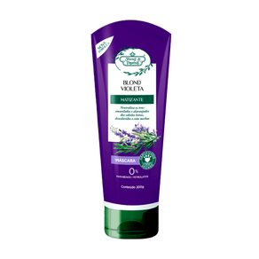 Máscara Capilar Flores e Vegetais Matizante Blond Violeta 200g