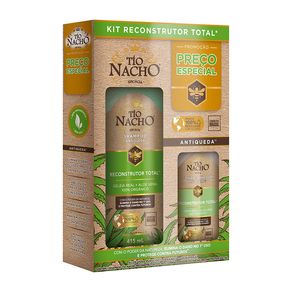 Kit Shampoo Tio Nacho Reconstrutor Total 415ml + Condicionador 200ml