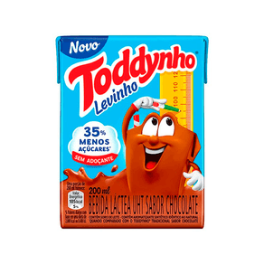 Bebida Láctea UHT Toddynho Levinho Sabor Chocolate 200ml