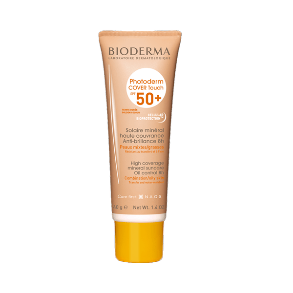 Protetor Solar Facial Bioderma Photoderm Cover Touch FPS 50 40ml