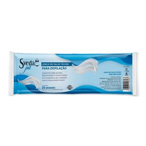 Lenço de Falso Tecido Para Depilação Sveda Pil 20 Unidades