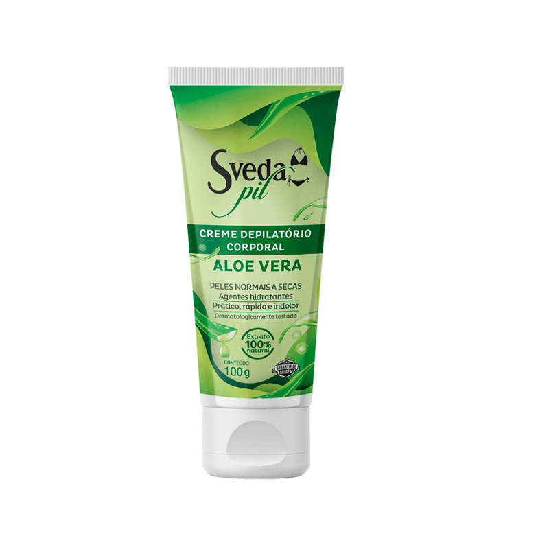 Creme Depilatório Corporal Sveda Aloe Vera 100g