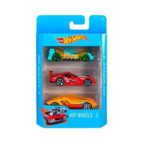 Kit Carrinhos Hot Wheels 3 Unidades