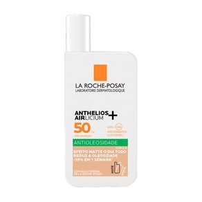 Protetor Solar Facial La Roche-Posay Anthelios Airlicium Fluido Antioleosidade FPS50 Cor 2.0 40ml
