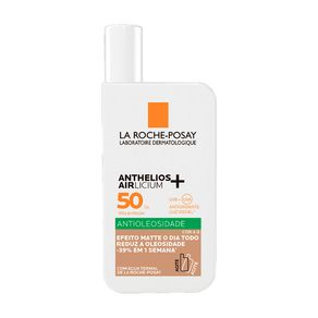 Protetor Solar Facial La Roche-Posay Anthelios Airlicium Fluido Antioleosidade FPS50 Cor 4.0 40ml