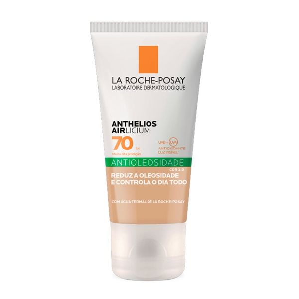 Protetor Solar Facial La Roche-Posay Anthelios Airlicium FPS70 Cor 2.0 40g