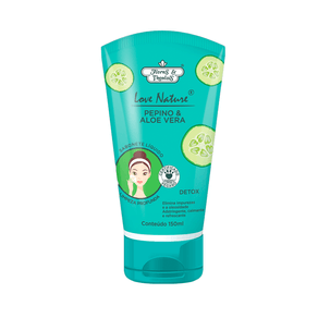 Sabonete Líquido Detox Flores e Vegetais Pepino & Aloe Vera 150ml