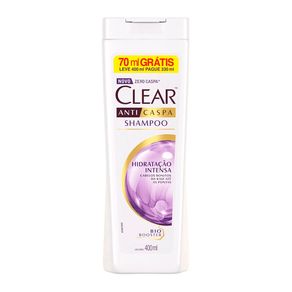 Shampoo Anticaspa Clear Hidratação Intensa 400ml