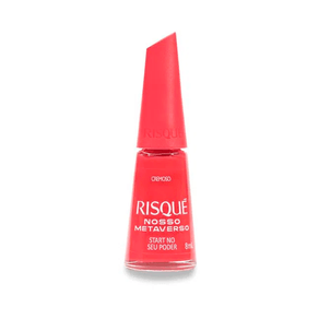 Esmalte Risqué Cremoso Nosso Metaverso Coral Start No Seu Poder 8ml