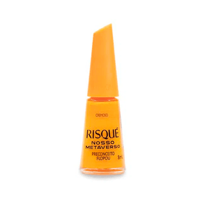 Esmalte Risqué Cremoso Nosso Metaverso Amarelo Preconceito Flopou 8ml