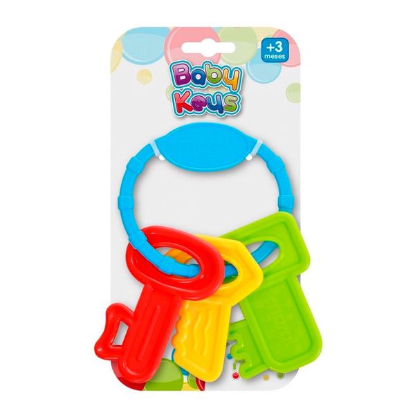 Mordedor Infantil Baby Keys Colorido 1 Unidade