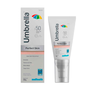 Protetor Solar Facial Umbrella Perfect Skin FPS50 Tom Claro 50g