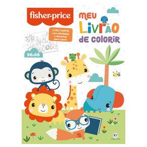 Livro Fisher-Price Meu Livrão de Colorir 1 Unidade