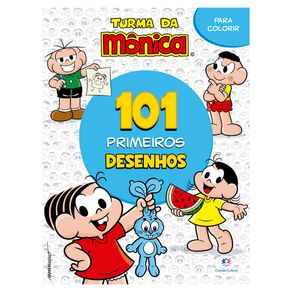 Livro Turma da Mônica 101 Primeiros Desenhos 1 Unidade