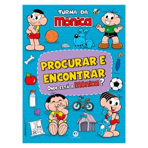 Livro Turma da Mônica Procurar e Encontrar 1 Unidade