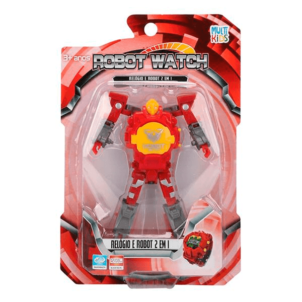 Robot Watch 2 Em 1 Multi Kids Relógio E Robô 1 Unidade