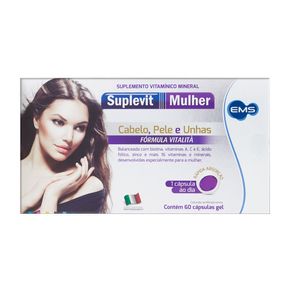 Suplemento Vitamínico Suplevit Mulher 60 Cápsulas Gel