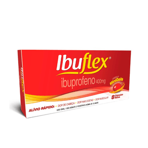 Ibuflex 400mg 8 cápsulas