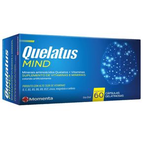Suplemento Alimentar Quelatus Mind 60 Cápsulas Gelatinosas