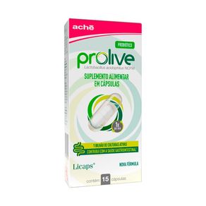 Suplemento Alimentar Prolive 15 Cápsulas