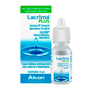 Lacrima Plus Solução Oftálmica Lubrificante Estéril 15ml